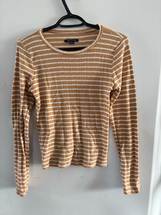 American Eagle size medium longsleeve striped shirt - Picture 2 of 4